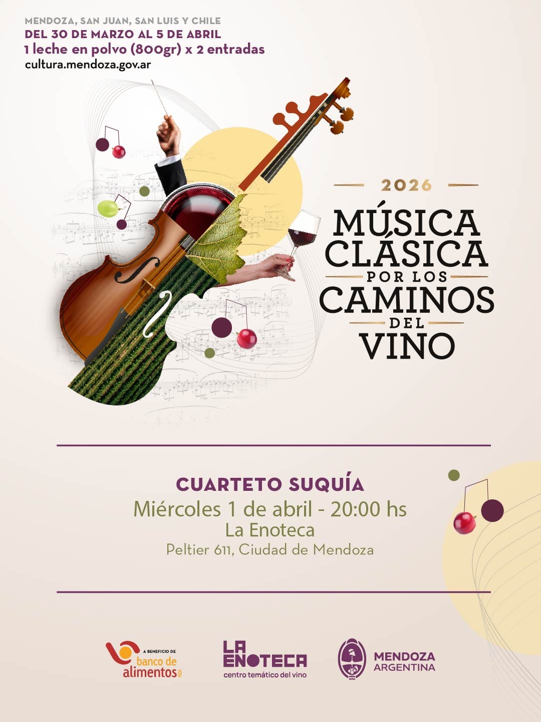 musica clasica por los caminos del vino 2026